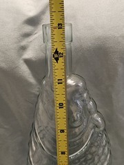 Vintage CEVIN Glass Fish Bottle 75CL3 Chianti Wine Bottle Decanter 13&Prime;