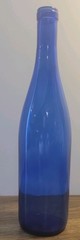 Cobalt Blue Glass Wine Bottle — 750 ml.
