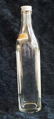 VTG Fu-ki Japanese Plum Wine Glass Bottle, Produced & Bottled in Japan, Empty