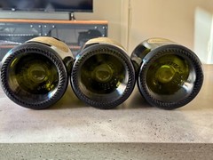 3x Dom Pérignon Millesime Champagne Vintage 2012 1.5L empty bottle