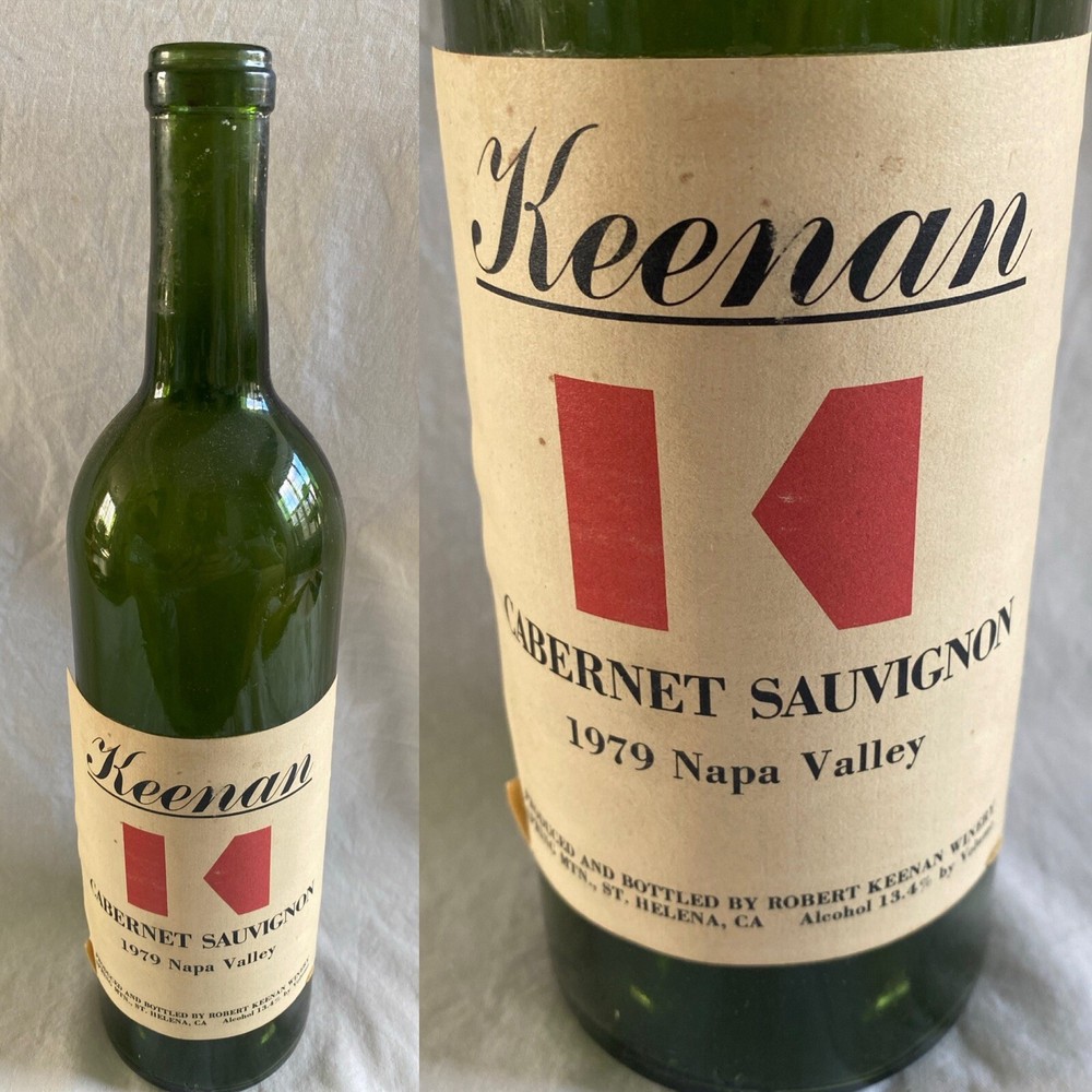 RARE 1979 Keenan Cabernet Sauvignon Napa Valley Empty Wine Bottle (WB3)