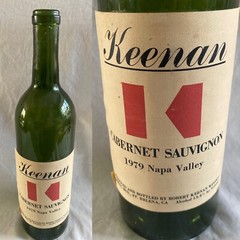 RARE 1979 Keenan Cabernet Sauvignon Napa Valley Empty Wine Bottle (WB3)