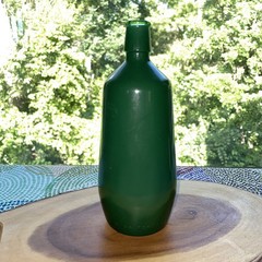 J.M. Da Fonseca Vintage Green Painted Wine Glass From Azeitao, Portugal No Chips