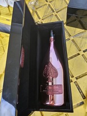 2 EMPTY ACE OF SPADES GOLD(ARMAND DE BRIGNAC)1.5 LT MAGNUM BOTTLE WITH BOX Rose