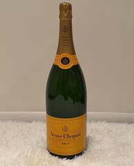 Veuve Clicquot 3L Champagne Factice Dummy Bottle Empty Display Yellow Label RARE