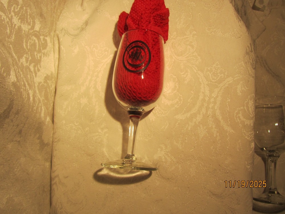 Rose Valley Winery Clear Stem Wine Glass