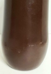 Vintage Brown Wine Bottle 9&Prime; Marked BS 10 10