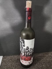The Walking Dead Blood Red Blend Wine Bottle Empty 750ml Exclusive 2015 w/ Cork