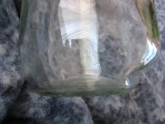VINTAGE CLEAR GLASS WINE CARAFE BOTTLE PAUL MASSON “SINCE 1852&Prime; 1 LITER