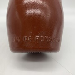 VTG 1980 JM Da Fonseca Azeitao Portugal Rust Brown Painted Glass 9&Prime; Wine Bottle