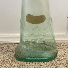Vintage Gori Gori Chianti Rifle Bottle 3L Green Glass Italy 1960s 45.5 In Tall