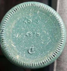 *Rare* Vintage J.M. DA Fonseca AZEITÃO Portugal Speckled Green Bottle 25 3 4878