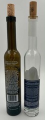 Lot of 2 Empty Decorative Ice Wine Bottles 375ml Laurello Vineyards & Grand Rive