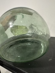 Vintage Almaden 4L Green Glass Wine Jug Bottle Demijohn Terrarium Carboy
