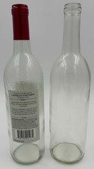 Lot of 2 Empty 750ml Wine Bottles Laurello Vineyards Connie&rsquo;s Blush & Clear Glas
