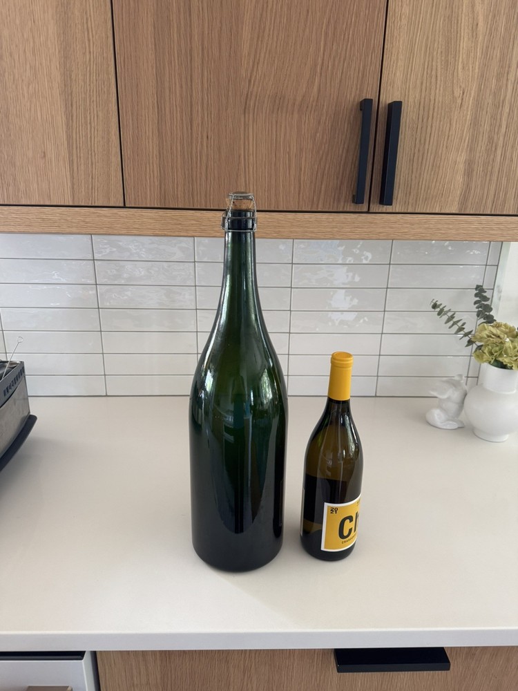 Vintage 3L 1960s Champagne Empty Display Bottle Prop Jeroboam 20”