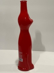 Rheinhessen Riesling Red Happy Cat Empty Wine Bottle German 2021 No Cork Empty