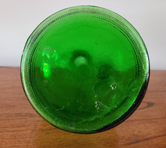 Vintage 68 Thatcher Glass 1.5L Emerald Green 11&Prime; Decanter Jug Wine Bottle
