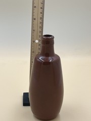 Vintage JM Da Fonseca Lisboa Empty Wine Bottle Portugal Rust Brown 7 in
