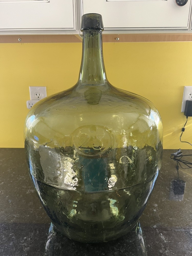 Antique Big Green Bottle Wine and More