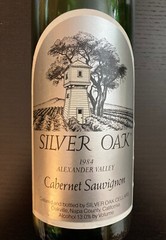 1984 SILVER OAK WINE BOTTLE – ALEXANDER VALLEY