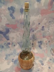 Beautiful Collectors Twisty Design Wine Bottle
