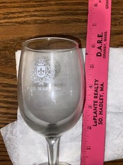 Paul Masson Wine Glass Vintage Small Goblet