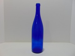 Cobalt Blue Glass Empty Wine Bottle 750 ML 9433 56 24 On The Bottom