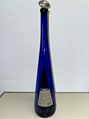 Cobalt Blue 2000 Pinot Grigio Gartano D&rsquo;Aquino bottle 19 inches Tall