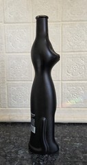 Happy Cat Shaped~Moselland Riesling Satin Black Wine Bottle Decanter Vase 2019