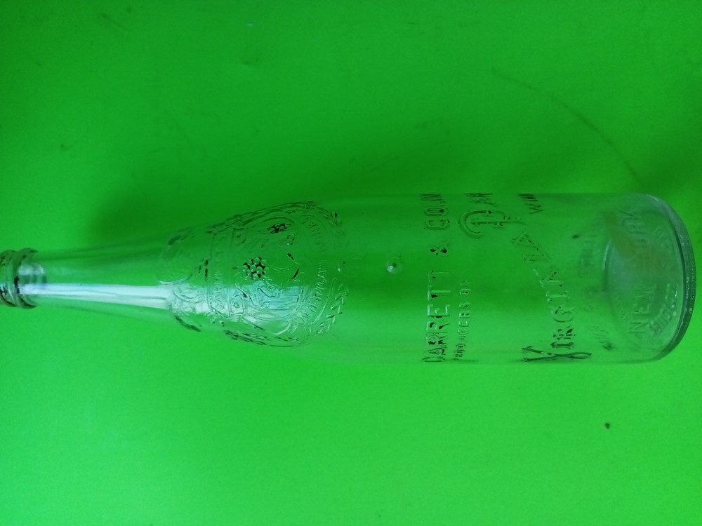 Vintage Garrett & Co Virginia Dare Wine Bottle 1 Quart Embossed Eagle New York