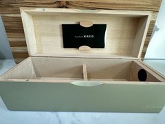 Krug Clos du Mesnil 1995 Empty Wooden Champagne Presentation Box Case Authentic