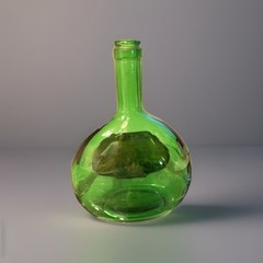 Mateus Green Glass Wine Bottle Product Of Portugal Pint And 9 Ounces No Cap