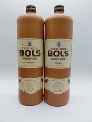 Collection of Vintage Ceramic Genever Bottles