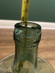 Vintage Viresa MCM 5L Green Glass Demijohn Boho Wine Oil Spain Decorative P Mark