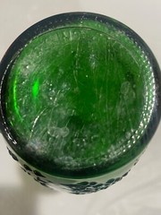 VINTAGE EMERALD GREEN UNITED VINTER&rsquo;S Bottle ESTA ASTI 1881