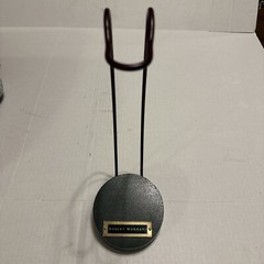 Robert Mondavi Wine Bottle Display Stand 14&Prime; tall Dark Green Wood & Metal