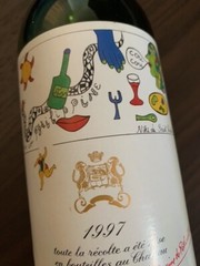CHATEAU MOUTON ROTHSCHILD1997 empty bottle