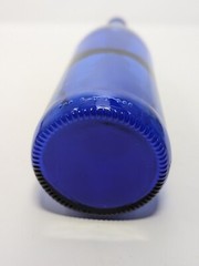 E. C. Kraus 750 mL Cobalt Blue Hock Wine Bottle