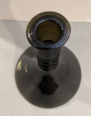 Vintage 21&Prime; MCM 1960s Italy Empoli Smoke Gray Genie Decanter Bottle – RARE