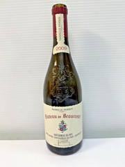 2009 Chateau de Beaucastel Wine Empty Bottle Embossed Crest 750 ml