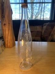 Vintage Garrett & Co. Inc Wine Bottle. Embossed W/cap. 4/5 Quart