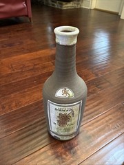 Vintage Chateau Bordeaux LG Terracotta Wine Bottle Decor