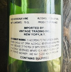Chateau Ducru-Beaucaillou Wine Bottle Empty 1982 France Collectible 750ml