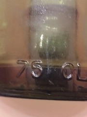 Vintage 1920&rsquo;s Green Wine Bottle 11.5  » x 3. 18  » Huge Kickup, Damage Free, Nice