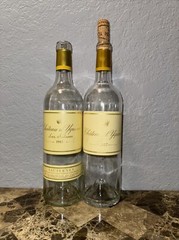 1983 & 2017 Château d&rsquo;Yquem – Sauternes (750ml) EMPTY BOTTLE COLLECTIBLE W/ Cork