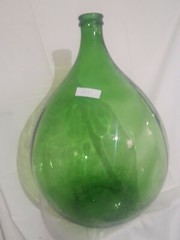 Vintage Italian Demijon Green – Wine Making – Carboy – 54 Liter – HUGE 