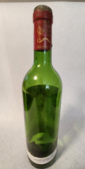 Vtg Rare – 1978 Chateau Mouton Rothschild – Empty Wine Bottle & Cork & Foil Top