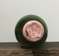 1967 VIEUX CHATEAU CERTAN, Pomerol, Empty Bottle, vintage antique wine