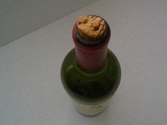 Vtg 1949 Grand Vin De Chateau Latour Empty WINE BOTTLE France